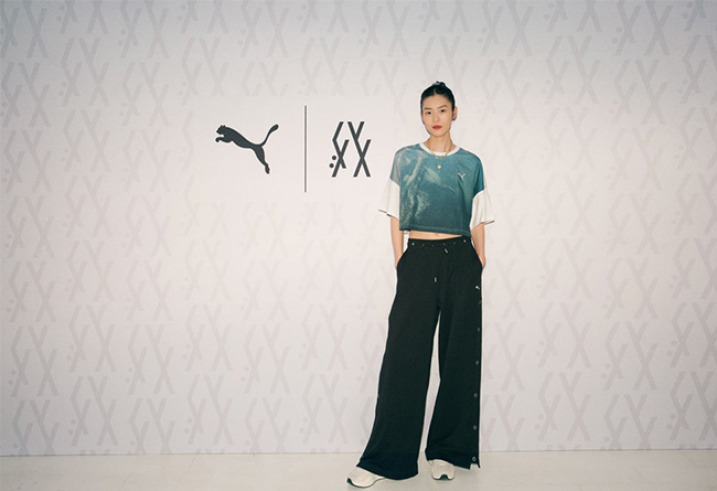 彪马刘雯联名同款卫衣,刘雯puma活动