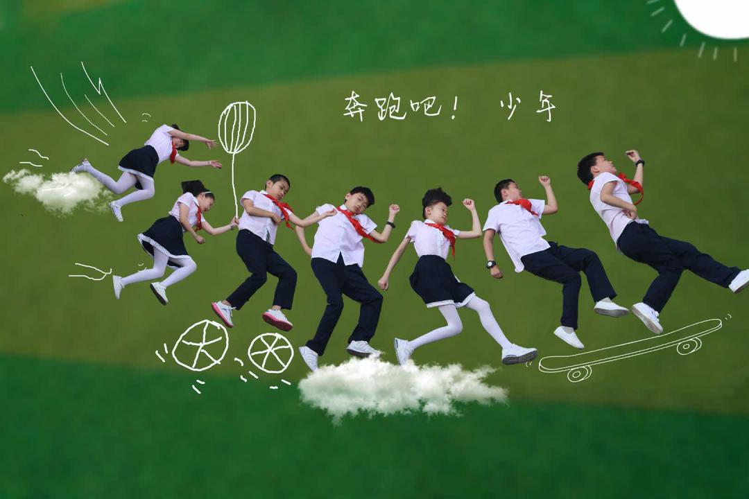 一年级的西安画,以西安为主题的小学生画画