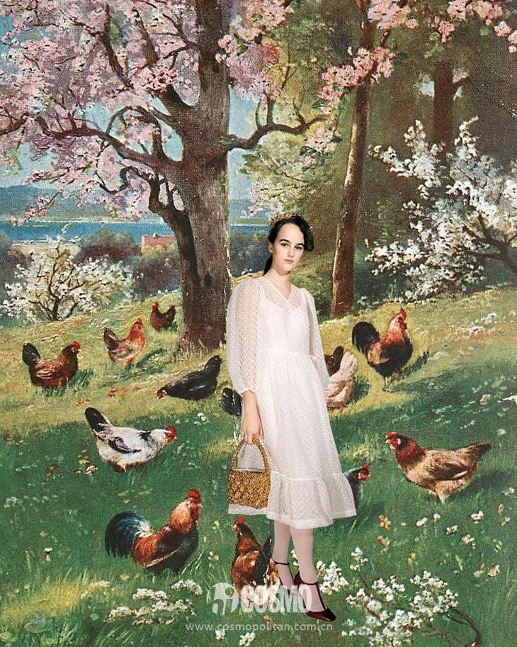 杨采钰度假拎的独家小众包，我可以