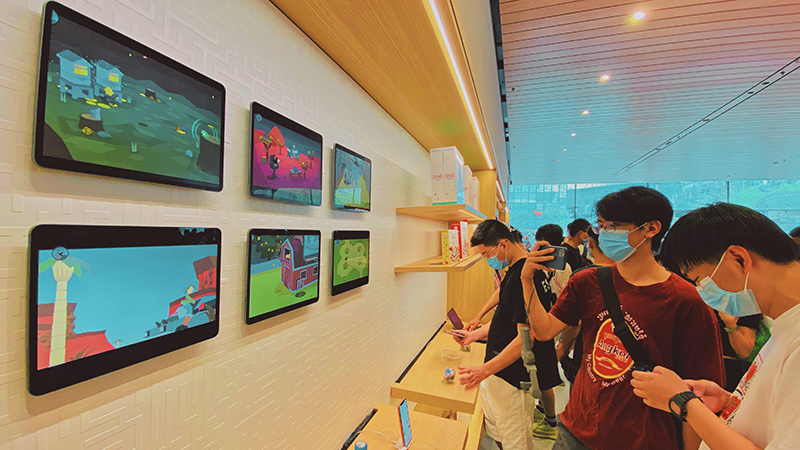 三里屯applestore开门,苹果线下applestore