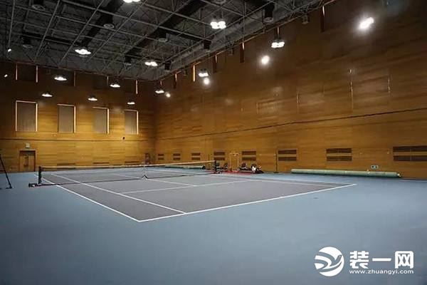 室内网球馆装修材料,室外网球场灯光设计