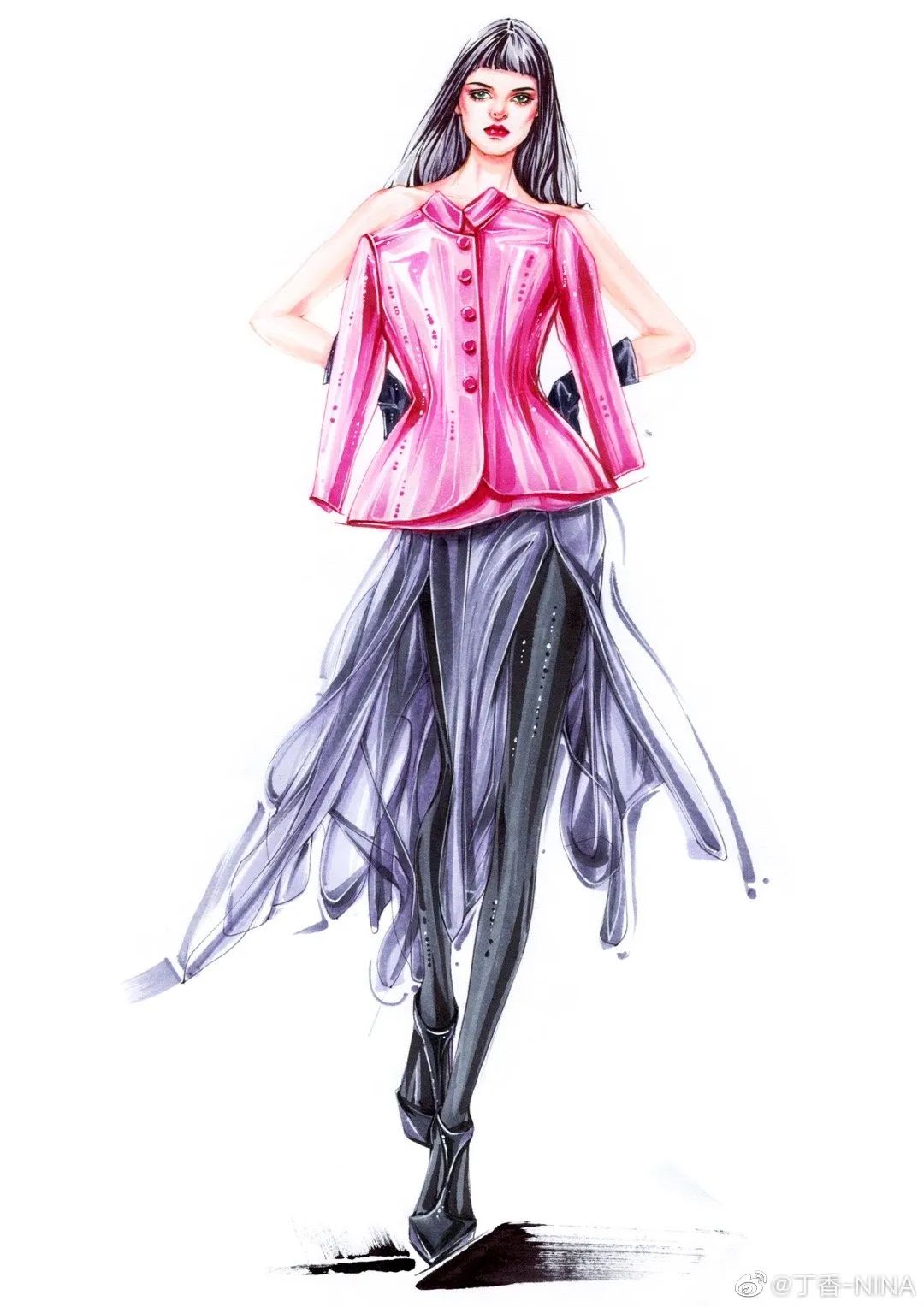 效果图一整套,效果图100平方