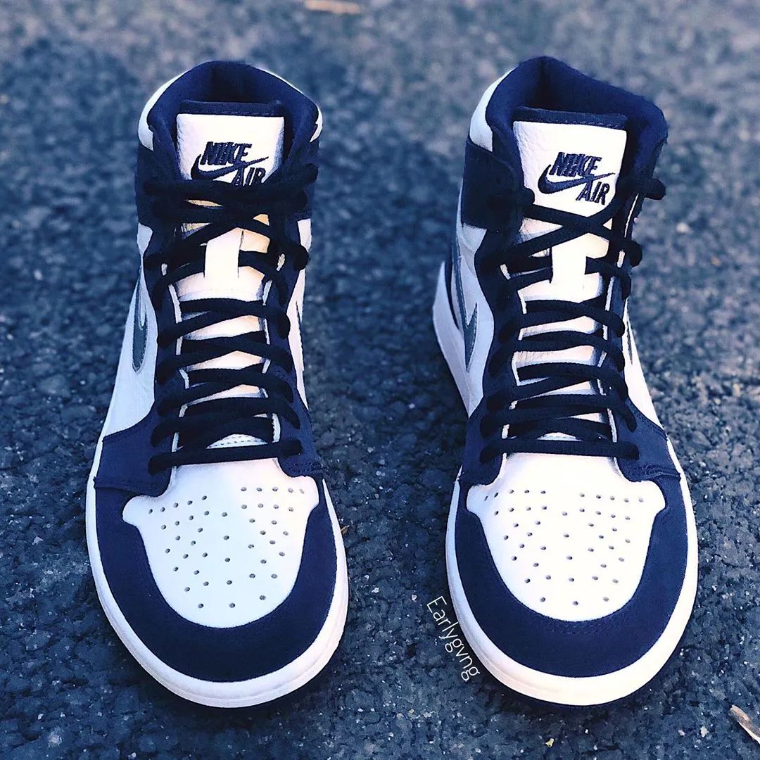 日本限定aj1海军蓝发售,日本限定aj1穿搭春夏