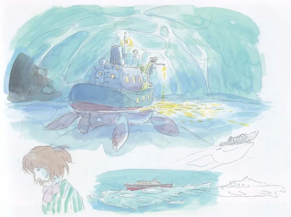 动画学习资料|《悬崖上的金鱼姬》幕后珍藏设定大合集