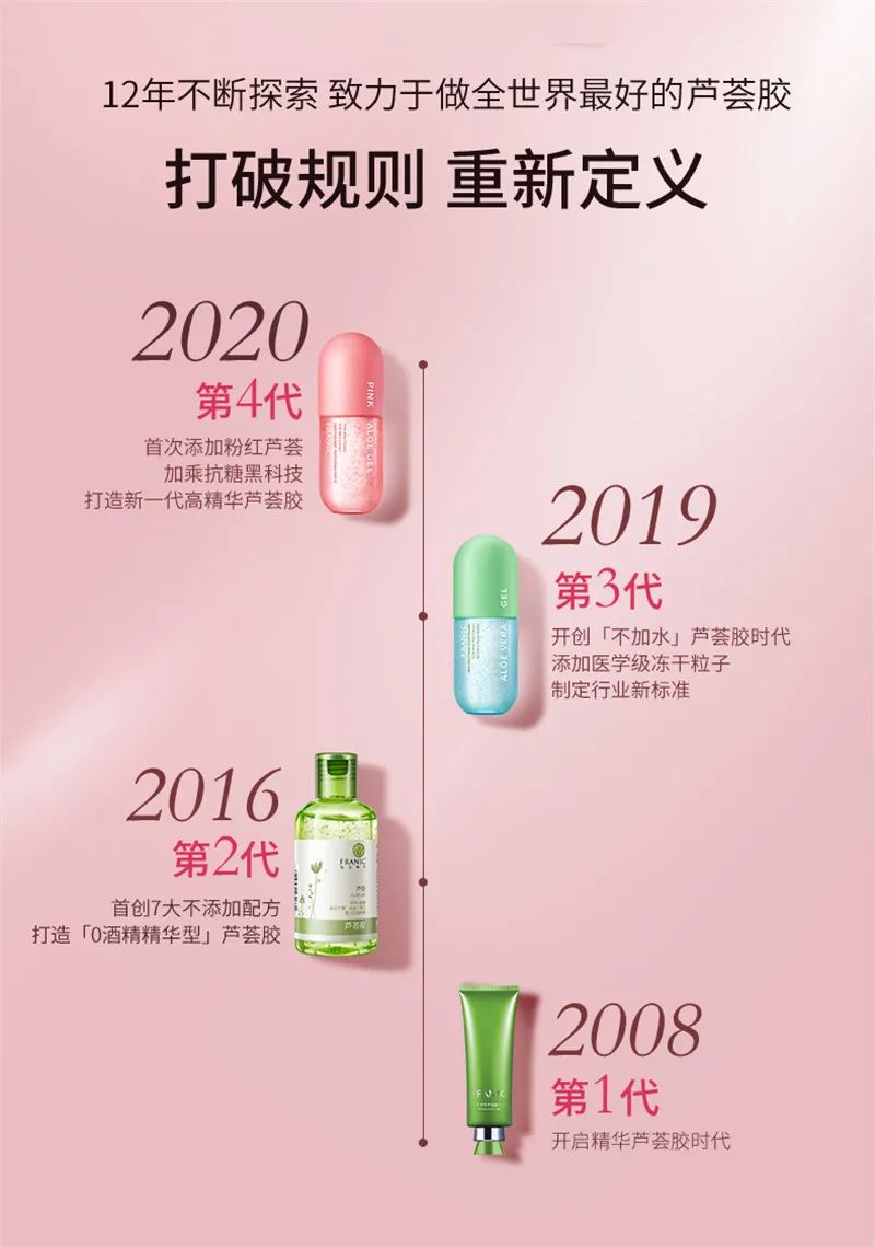 芦荟胶法兰琳卡补水舒缓,法兰琳卡粉色芦荟胶