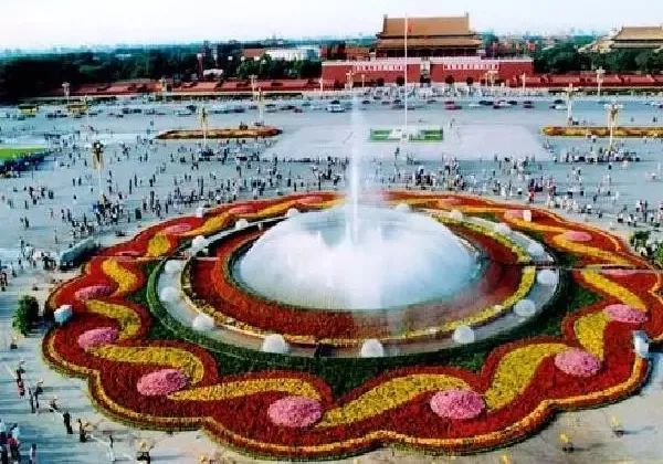有一种美叫花园庭院,2021年国庆节天安门漂亮花坛图片