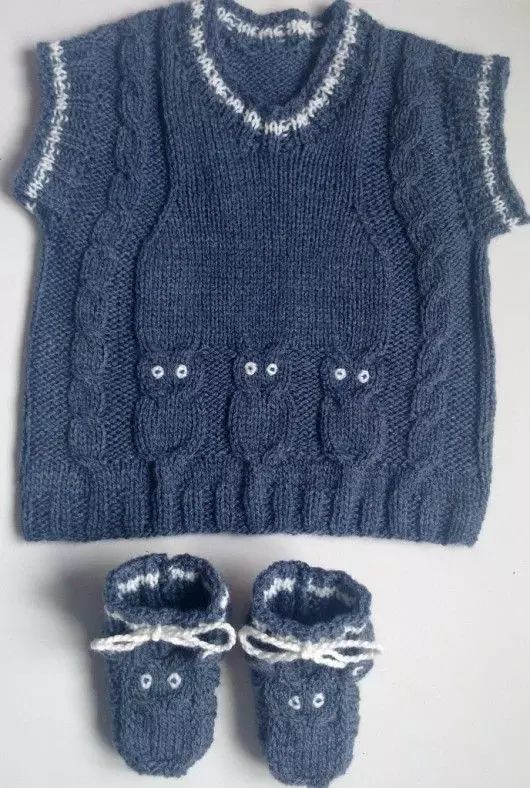 最新款小孩背心的织法,女宝宝带帽毛背心的织法