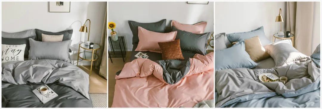 水星家纺纯棉亲肤四件套,纯棉四件套亲肤棉简单