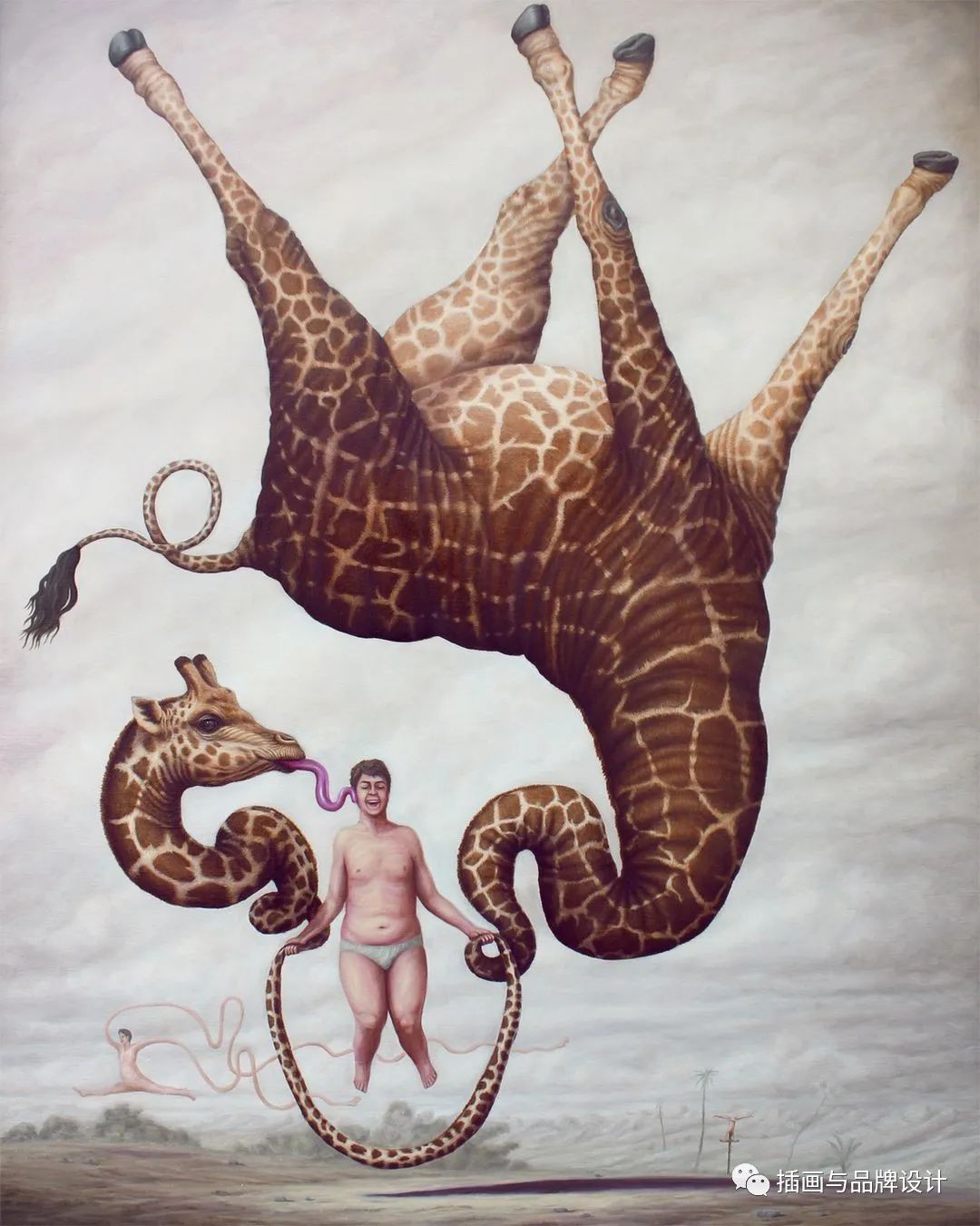 荒诞极端插画,荒诞主义插画