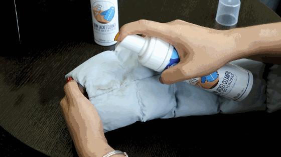 羽绒服干洗剂超强去污不用水洗,免刷洗羽绒服的清洗剂真的有用