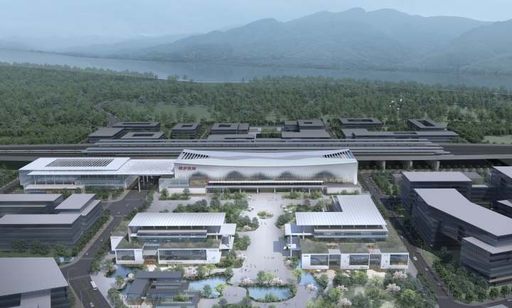 杭温高铁桐庐段新进展,杭温高铁二期浦江段项目部