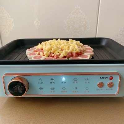 不用烤箱平底锅做披萨最简单做法,披萨的家常做法不用烤箱平底锅