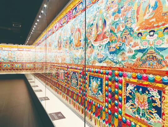 世界上最震撼的唐卡,吉尼斯世界纪录最长唐卡位于哪里