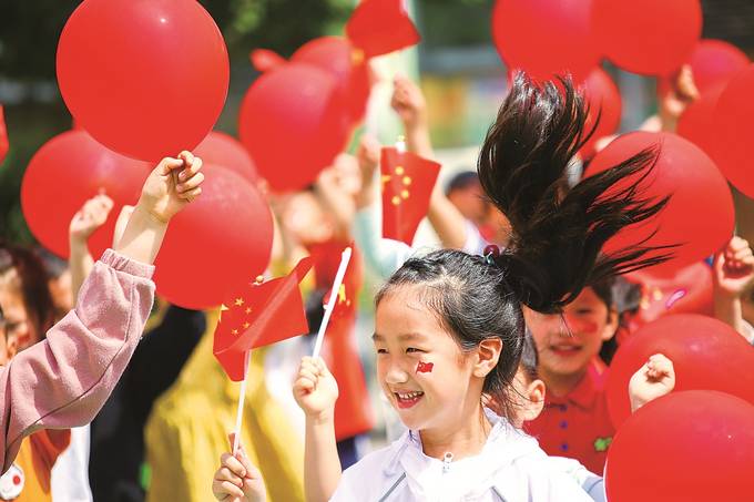 童心向党放飞梦想手抄报,童心向党放飞梦想书法作品