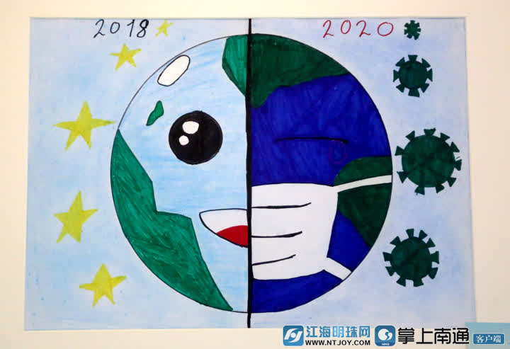 以画为媒激扬青春,以画传情共绘温暖主题画