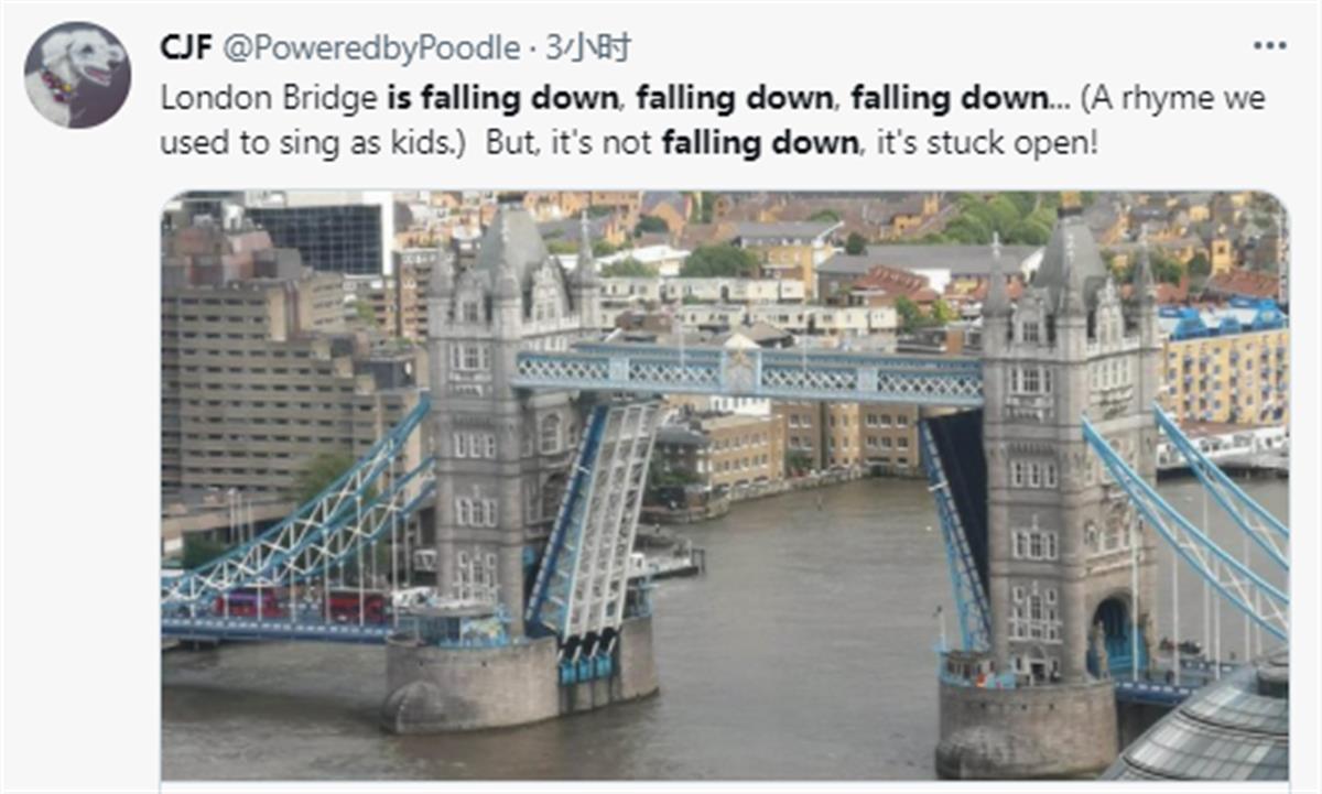 从伦敦大桥看伦敦塔桥,英国伦敦桥现状