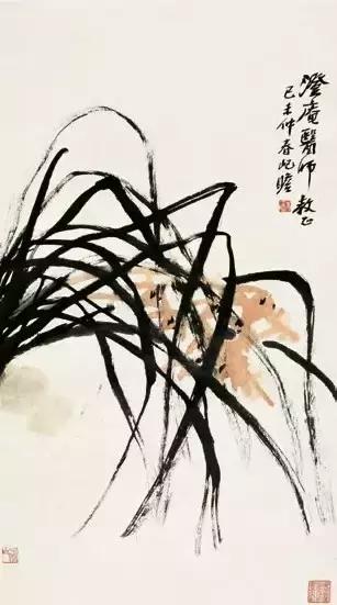 国画大师兰草画欣赏,现代中国十大画兰名家