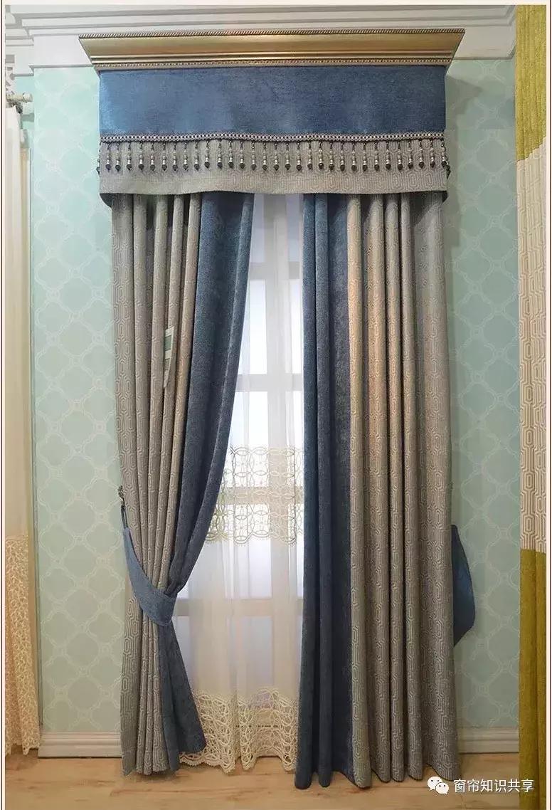 新中式25公分的帘头造型,新中式帘头尺寸