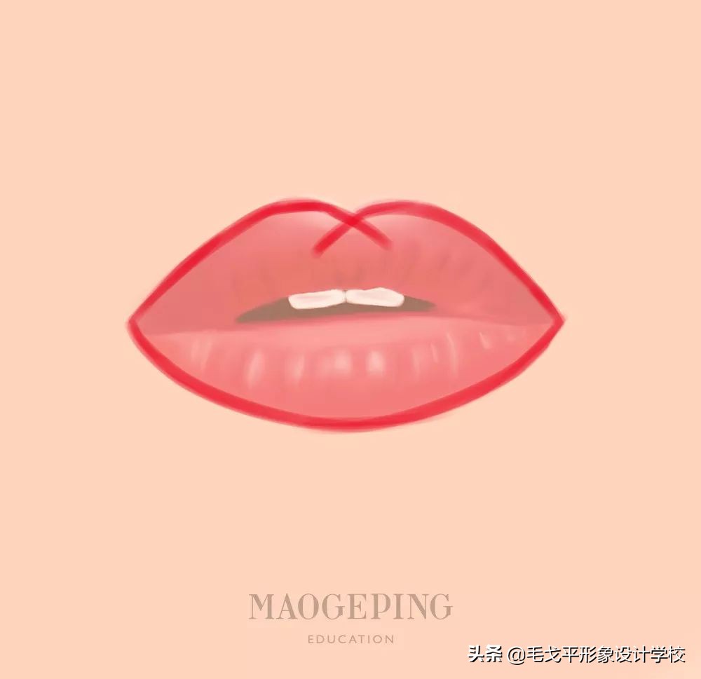 买了不适合自己的口红颜色,口红的几种基本画法
