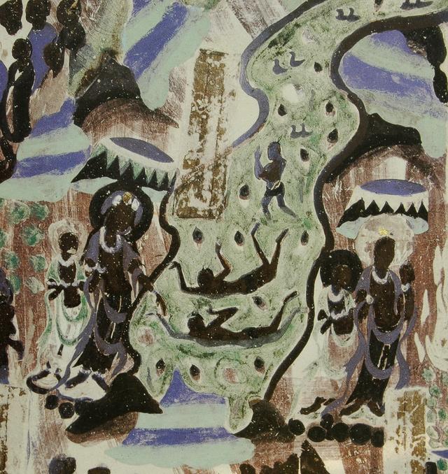 敦煌壁画320窟赏析,敦煌莫高窟420窟壁画