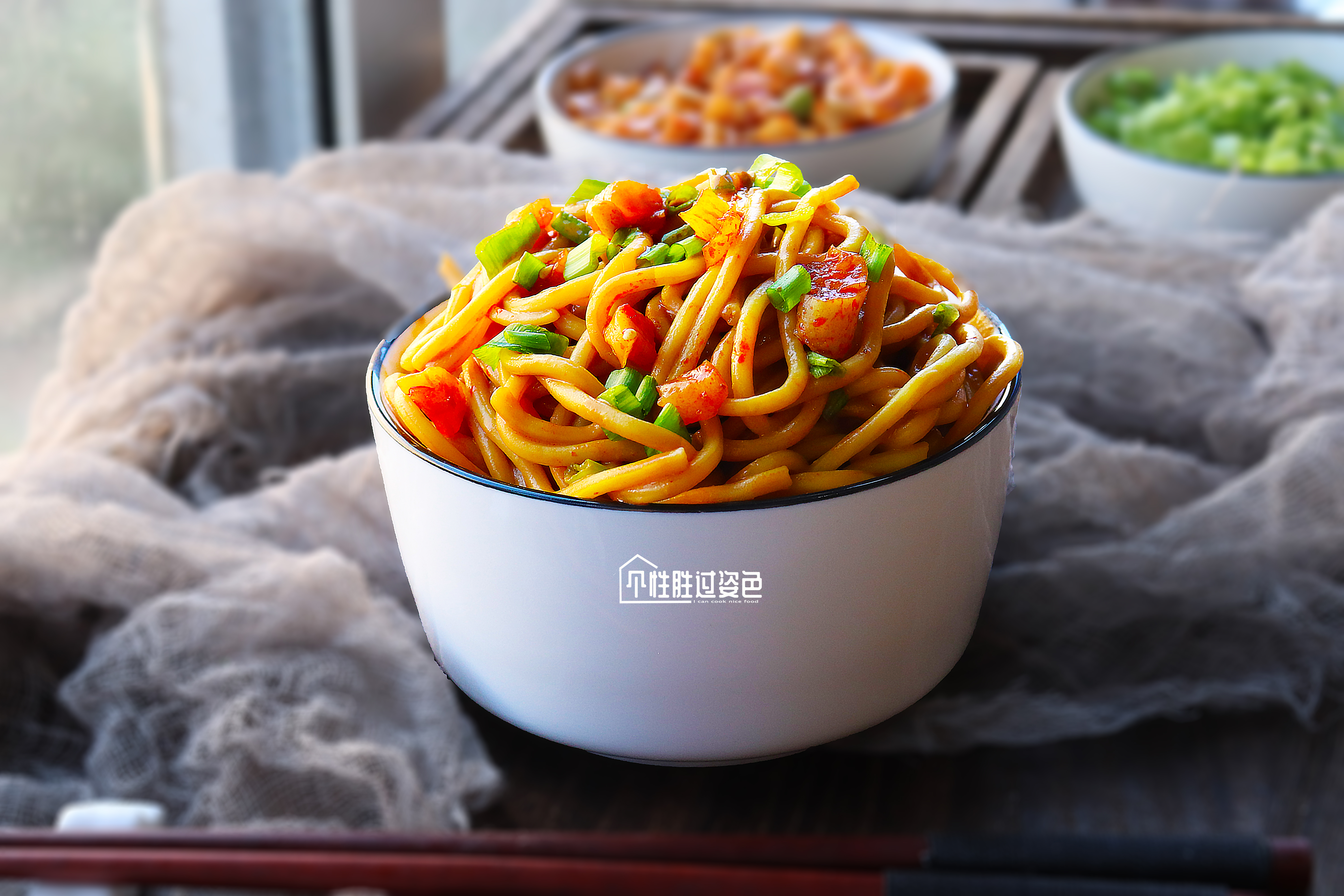 正宗武汉热干面的做法和配方,武汉热干面劲道滑爽微辣咸香