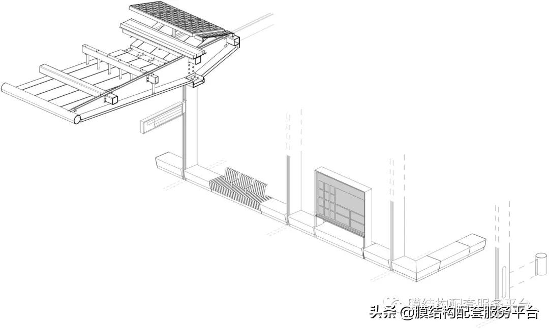 遮阳ETFE膜结构——荷兰·蒂尔堡巴士站