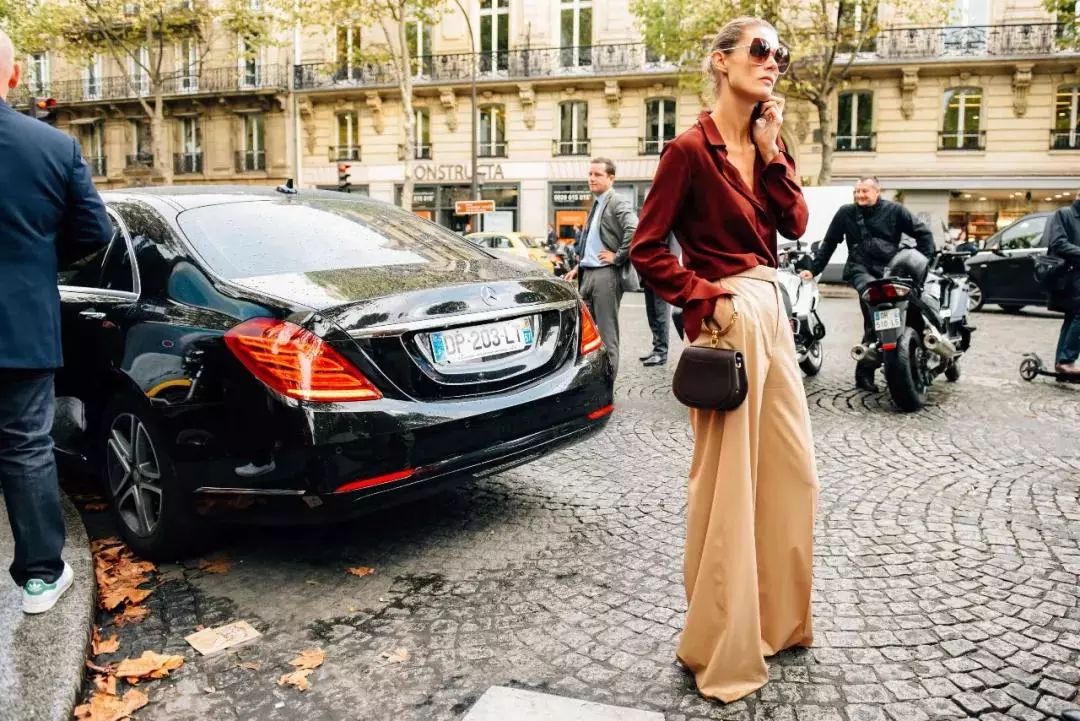 适合腿瘦的穿的新款阔腿裤,冬天不粘腿阔腿裤推荐