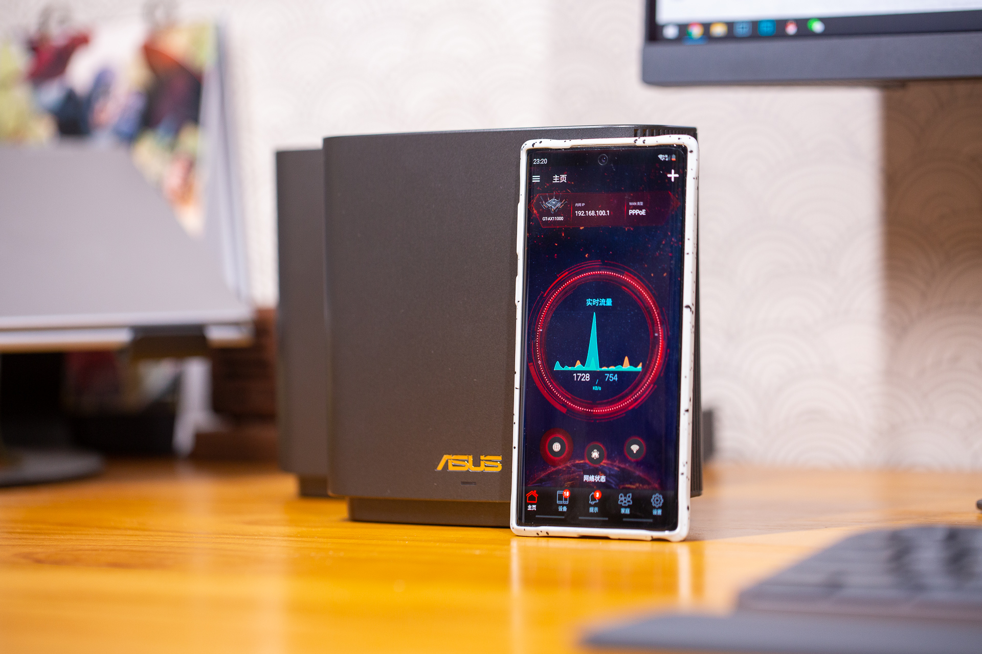 华硕灵耀ax6600有线mesh组网,华硕灵耀AX6600路由器