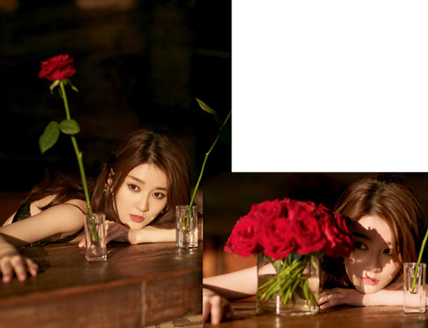 乔欣吊带小黑裙造型,乔欣红色吊带裙最新