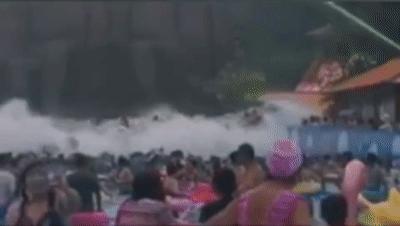 吉林水上乐园海啸事故,吉林水上乐园海啸池故障