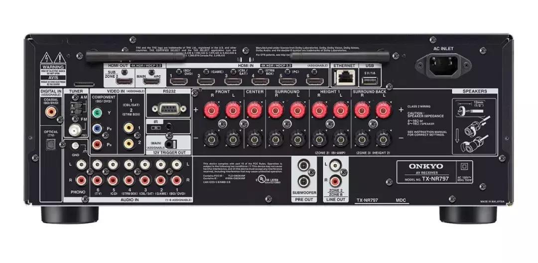 视野丨最具有性价比之作ONKYOTX-NR7979.2声道网络AV接收机