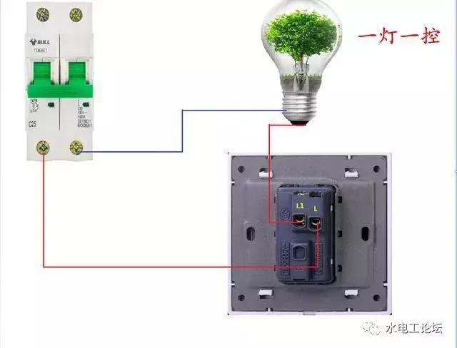 一灯三控开关3种接线图解,双控一灯三控怎么接线图