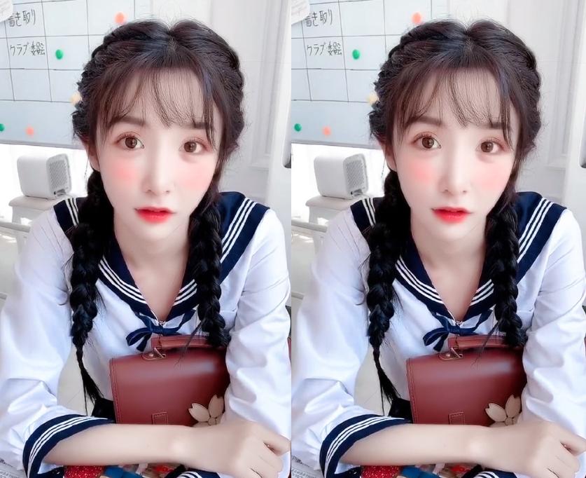 驾驭双马尾,艾比出道前双马尾