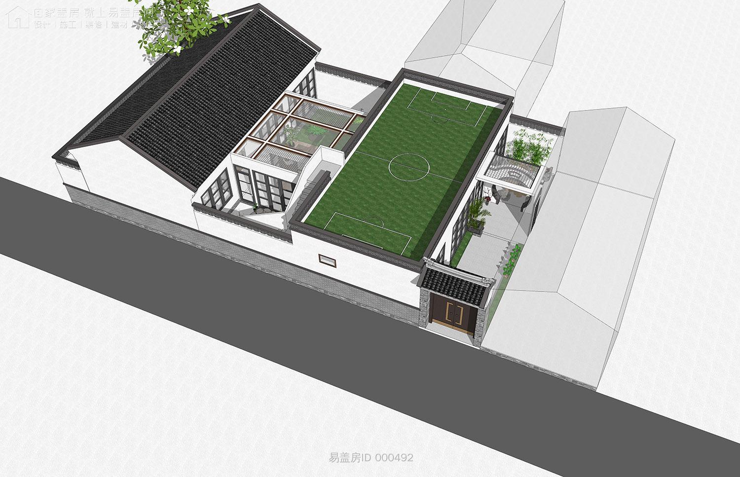 足球元素5-6平方米二孩儿童房设计,为了孩子有一个快乐的童年