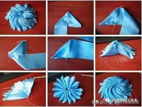 丝带做花带,做花带的教程