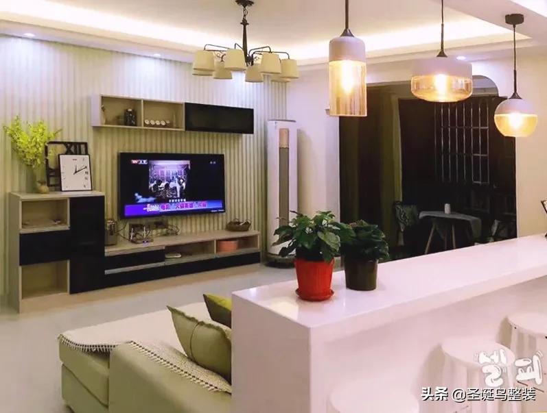 客厅沙发没有靠山怎么设计,沙发不靠墙的客厅该怎样设计