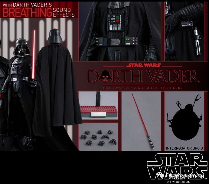 模玩图鉴星球大战达斯维达,星球大战达斯维达摘下头盔