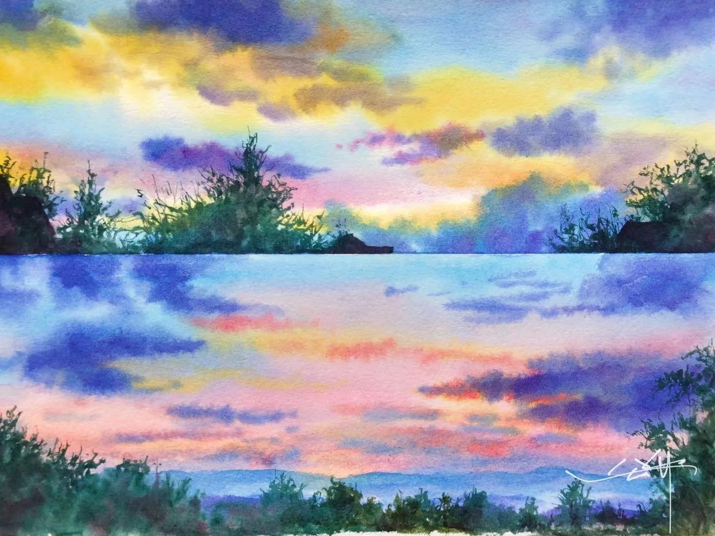 画吧画友作品欣赏,幸福原创画作品