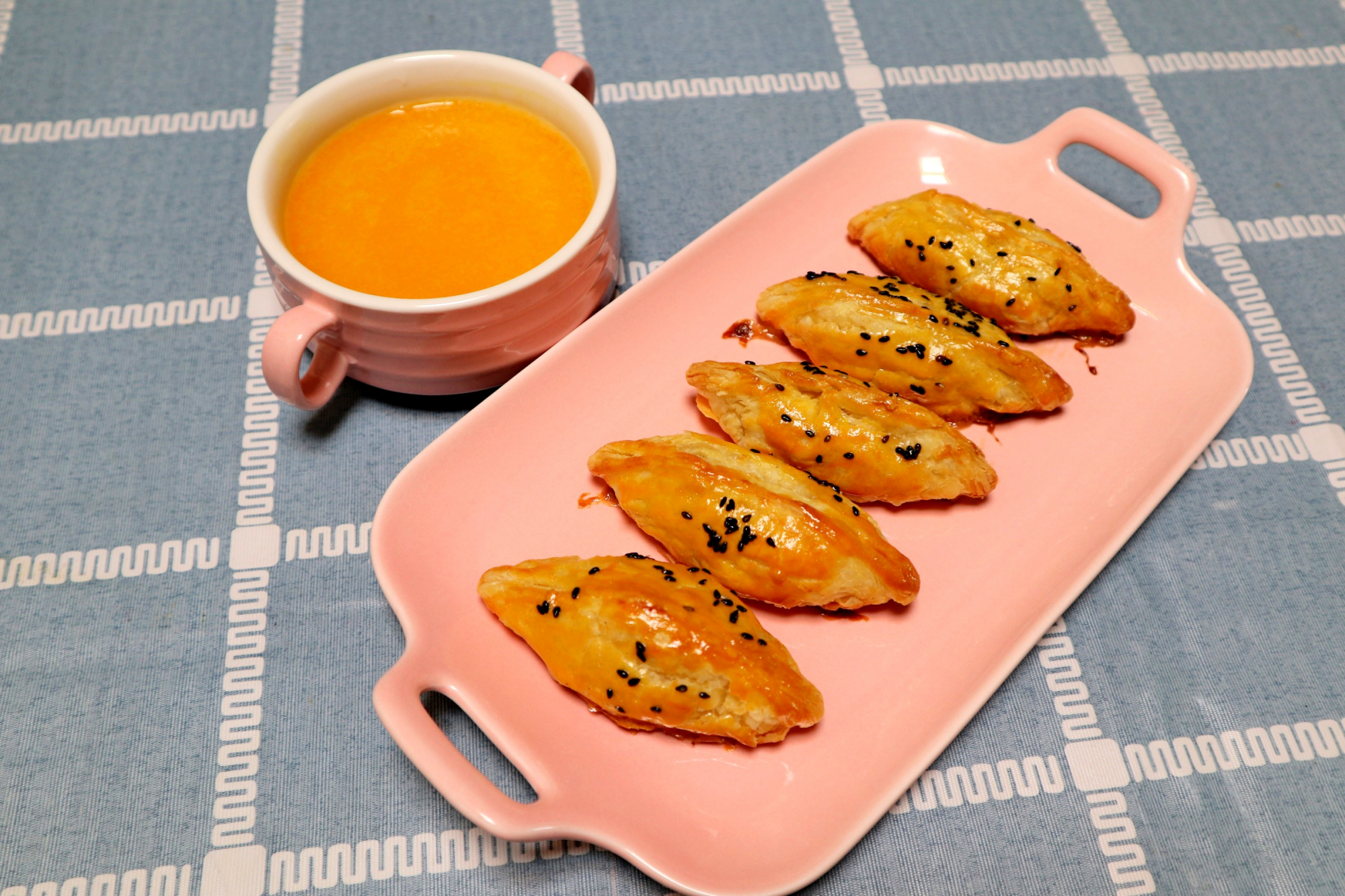 空气炸锅蛋挞皮不用芝士做芒果派,蛋挞皮芒果派教程