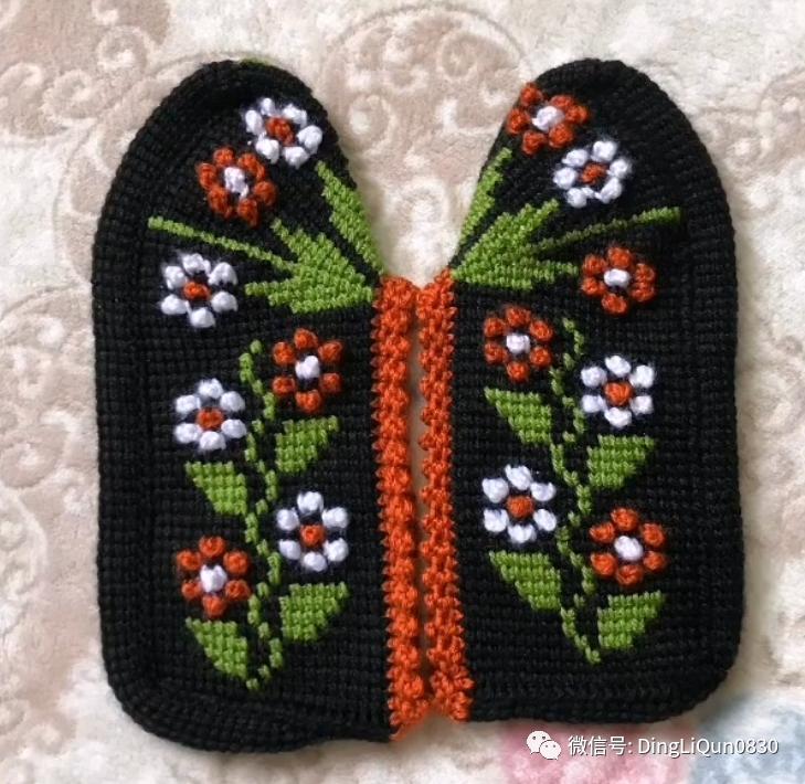 波西米亚风手工编织鞋子,针织作品50款