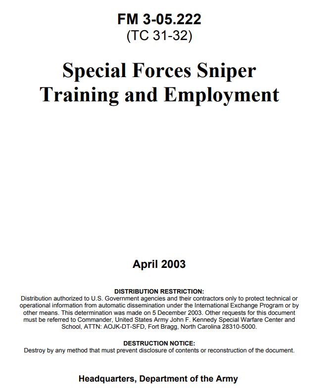 躯干还是头部？特种部队*击狙**手执行任务时究竟瞄哪里