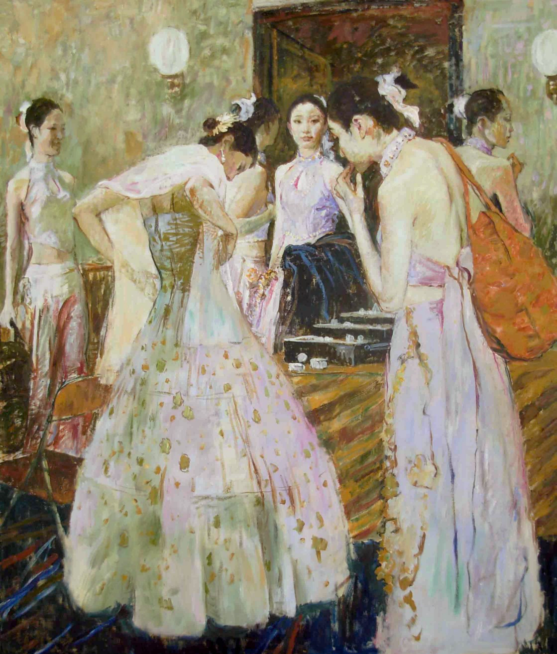 柠檬汁氤在水中　角落里美人如茵——画家赵鹰的写意油画