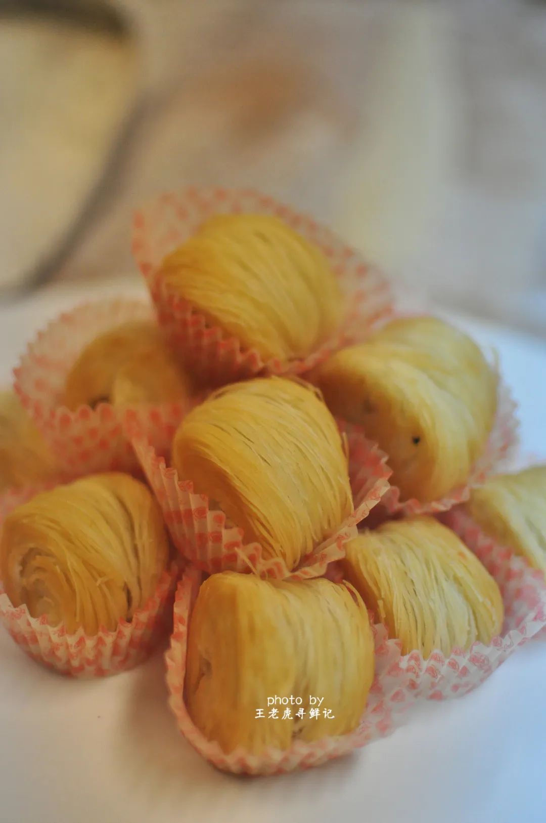 济南盘丝饼的正确方法视频,白糖油酥盘丝饼