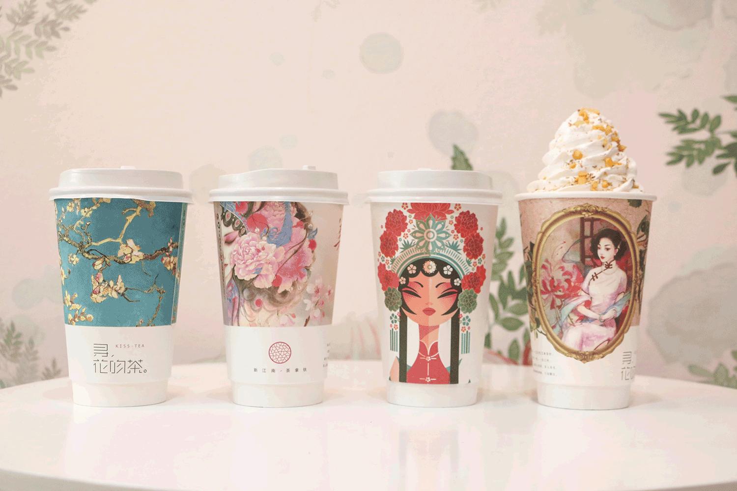 火爆全网的网红奶茶,网红火爆的奶茶店