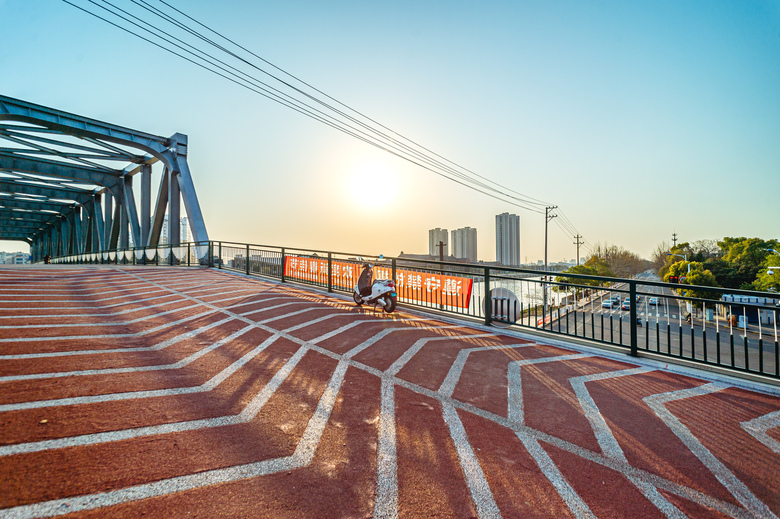 常州戚墅堰运河景观,常州运河公园景观