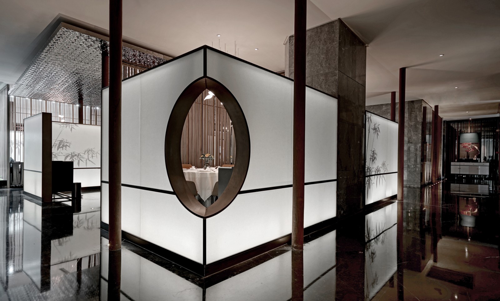 古典中式园林度假酒店设计,园林式酒店景观设计