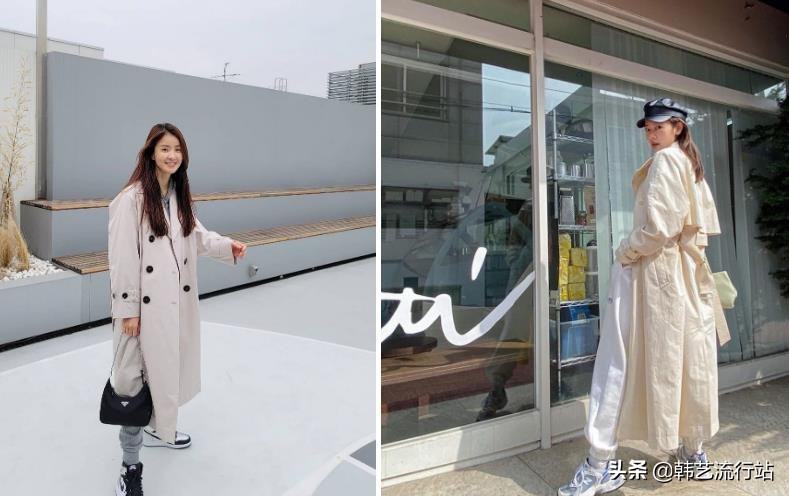 韩国风衣配什么衣服好看,韩系风衣如何穿搭好看