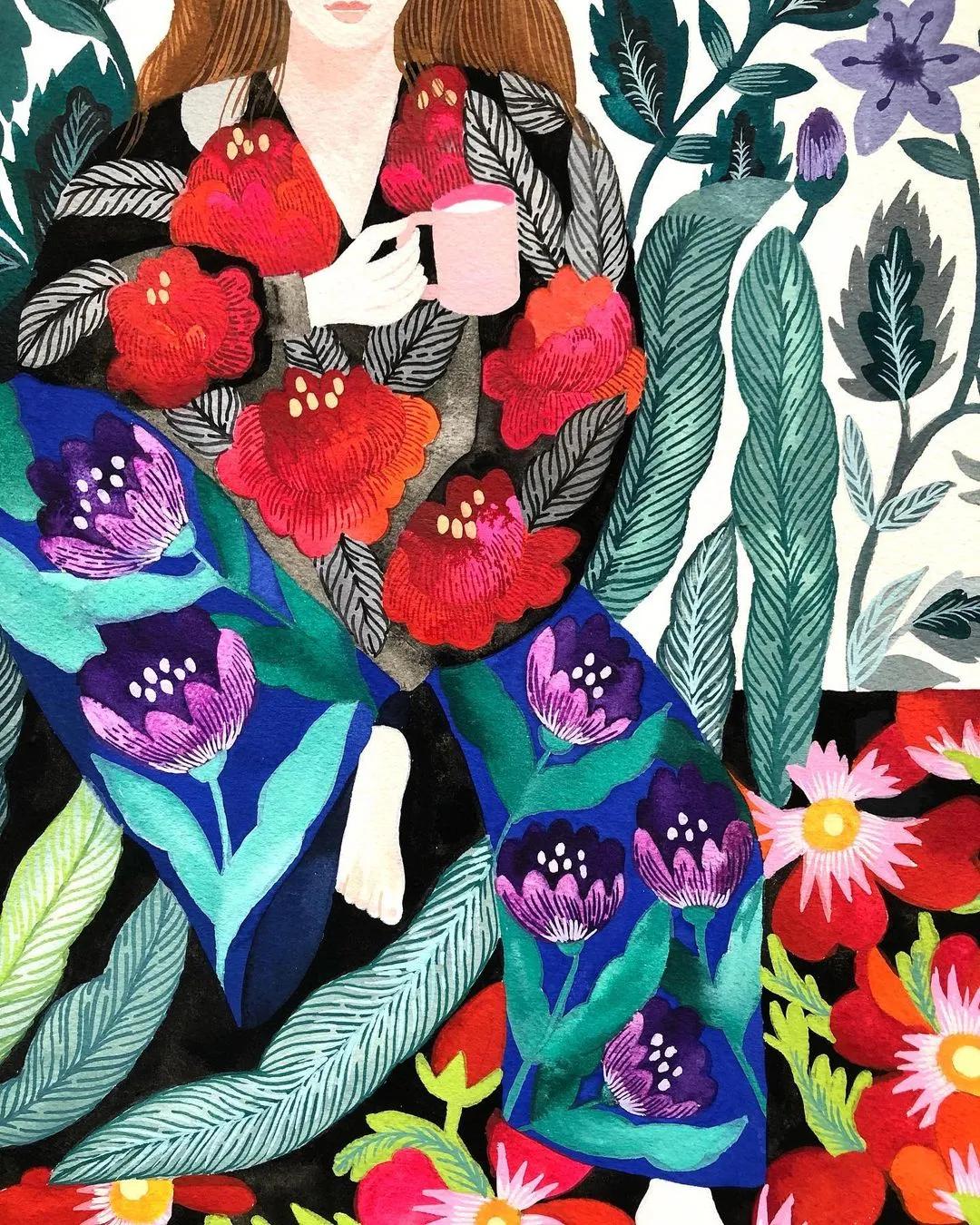 水彩渲染画建筑效果图,水彩平涂画