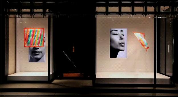 爱马仕最新的橱窗设计,手工制作的梦幻艺术空间