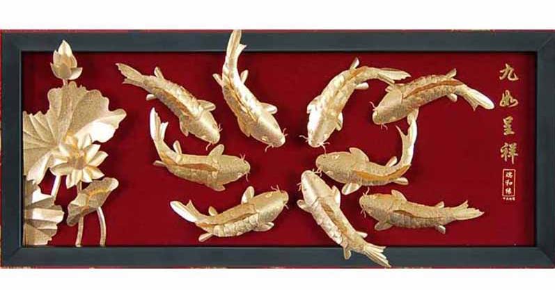 画金箔画,给画加画框多少钱